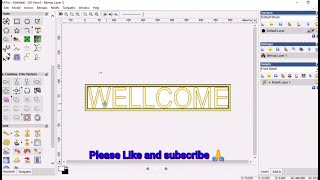 How to make carve border and 3d text in artcam 9pro