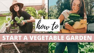 How To Start A Vegetable Garden | Gardening Tips