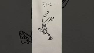 How to draw falling poses #art #sketching #shorts #skyketch