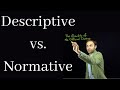 An Explanation of the Normative-Descriptive Distinction (and the varieties of normativity)