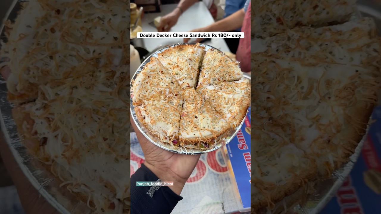 Double decker cheese sandwich Rs 180 only #cheese #sandwich #shortsvideo #indianfood #foodies #wow Double decker cheese sandwich Rs 180 only #cheese #sandwich #shortsvideo #indianfood #foodies #wow