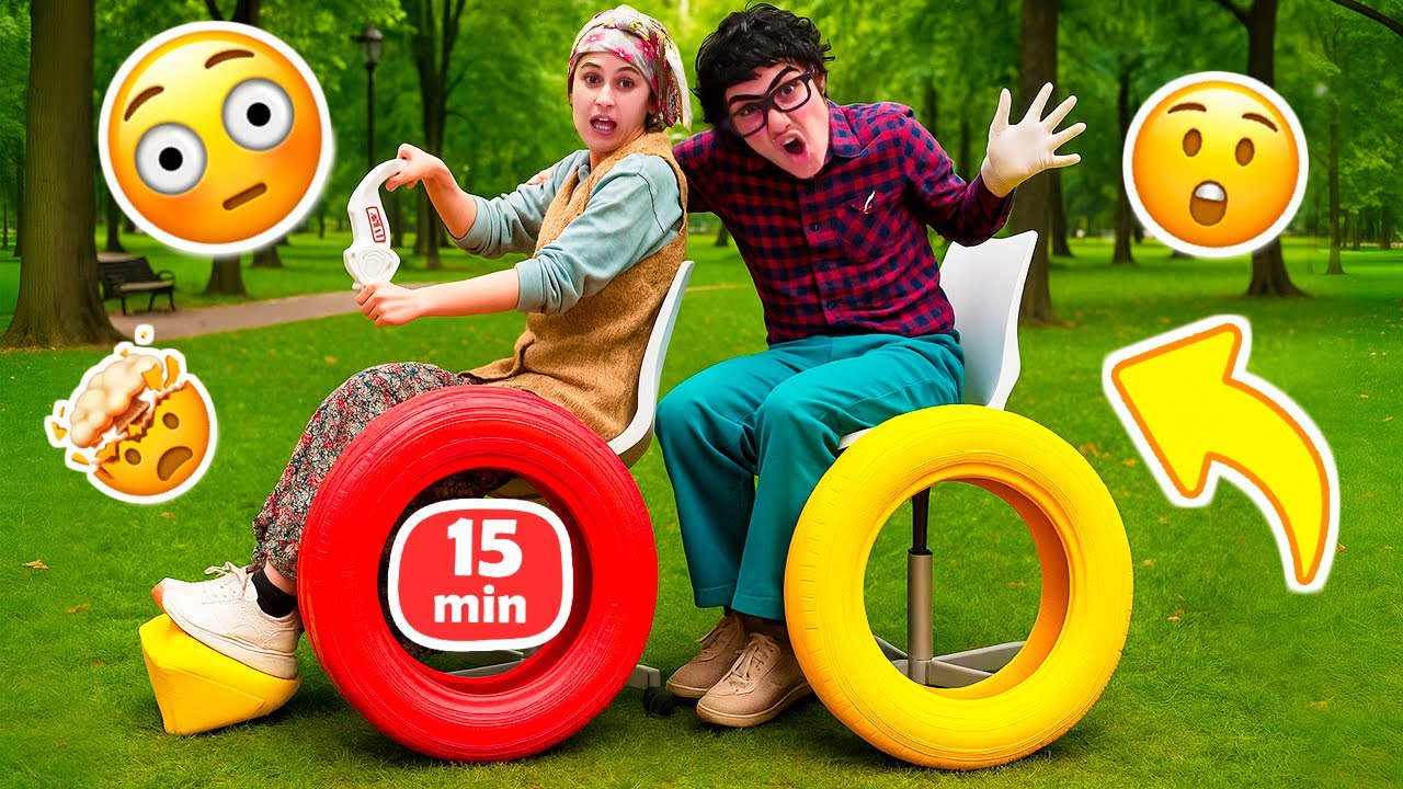 Reyhan Abla ve Cengiz: Araba yapalım ve arabayı tamir edelim! Eğlenceli videolar.