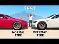 GTA V - Normal tires vs Offroad tires