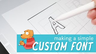 Making a simple font screenshot 1
