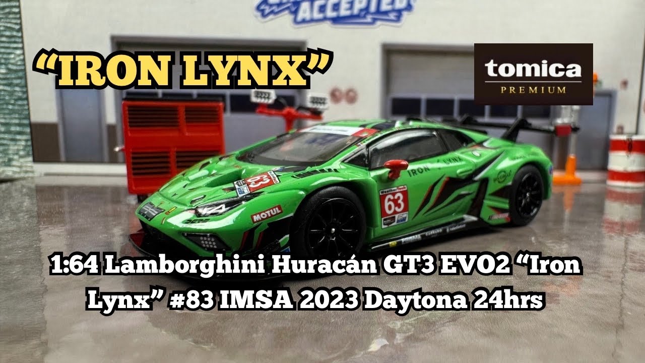 Lamborghini Huracán GT3 EVO2 “Iron Lynx” #83 IMSA 2023 Daytona