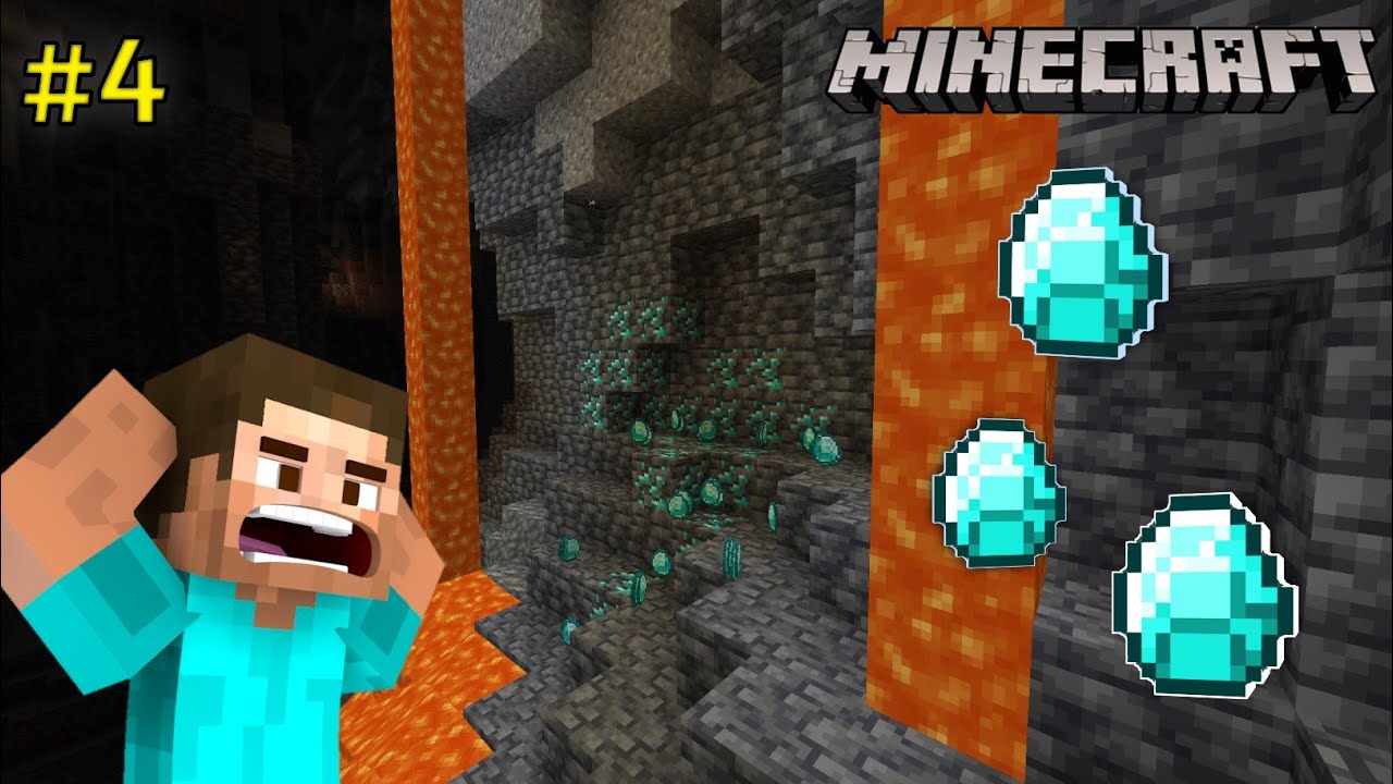 I FOUND DIAMONDS IN MINECRAFT | SURVIVAL SERIES | EP-4 - YouTube