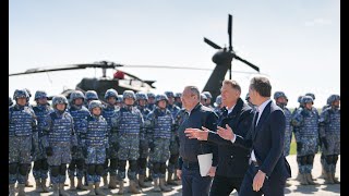 Vizită la Baza 57 Aeriană de la Mihail Kogălniceanu, împreună cu Prim-ministrul Regatului Belgiei