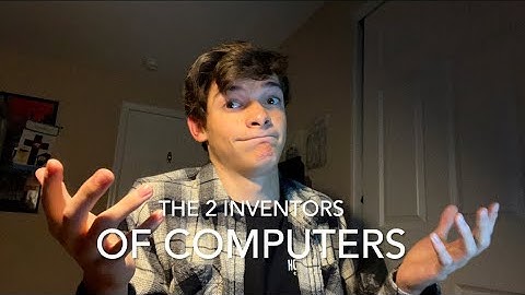 The 2 Inventors of Computers | Explained by me