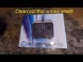 How to get rid of cigarette smoke smell in a car