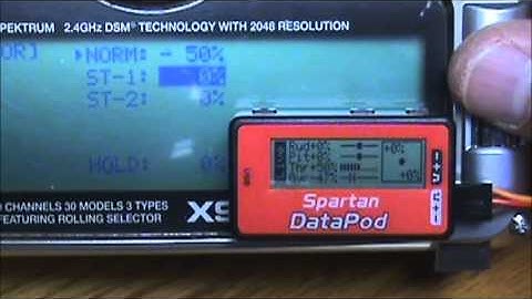 Spartan Vortex VX1 - Flight Mode setup w/ JR X9303 transmitter