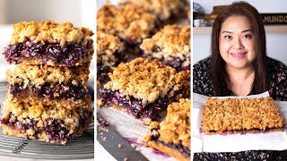 Blueberry Crumb Bars Recipe (GF & Refined Sugar-Free) by El Mundo Eats 3,295 views 11 months ago 2 minutes, 20 seconds