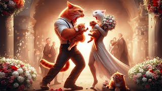 Cat Couple’s Endless Fight…💔 | Cat story 🥺🐱 #catlover #cats #catvideos 😥 Resimi