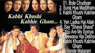 Kabhi Khushi Kabhie Gham Movie All Song Jukebox Amitabh, Shah Rukh Khan, Kajol, Rani Mukerji