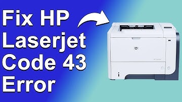 How To Fix The HP LaserJet Code 43 Error - Meaning, Causes, & Solutions (Quick And Easy Method)