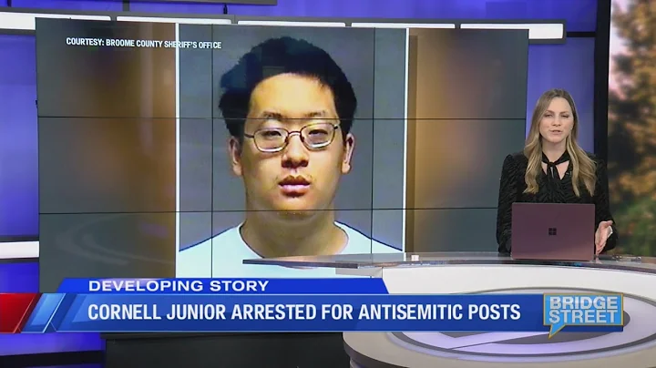 Cornell junior arrested for antisemitic posts