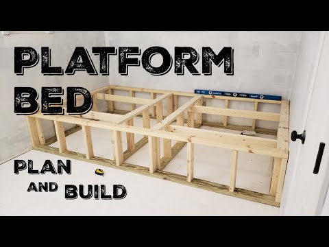 Plan and Build - Platform Bed With Built in Desk