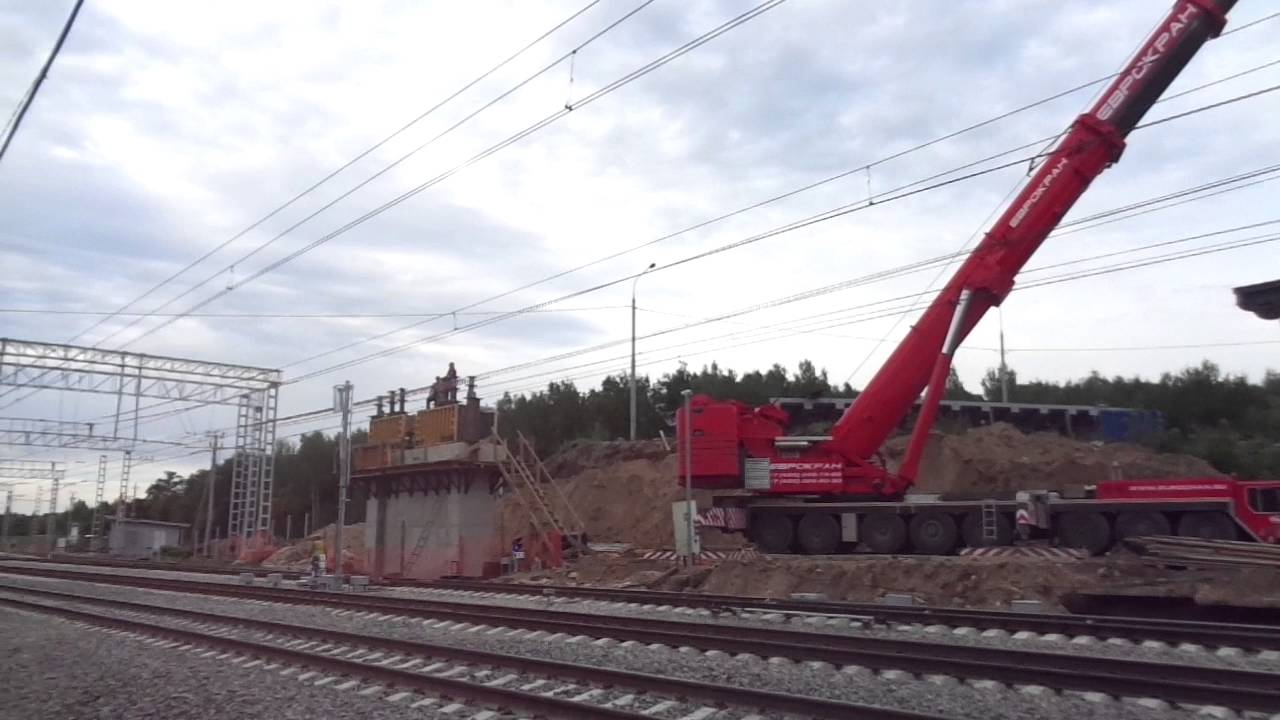 Работаем. Кран 500 тонн - YouTube