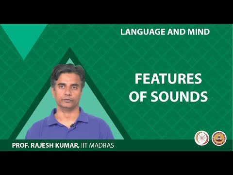 Features of sounds