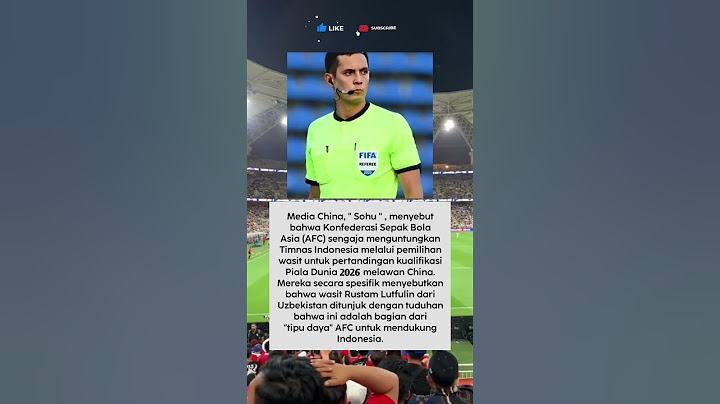 wasit laga indonesia vs china menguntungkan timnas indonesia