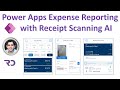 PowerApps Expense Reporting with Receipt Scanning AI