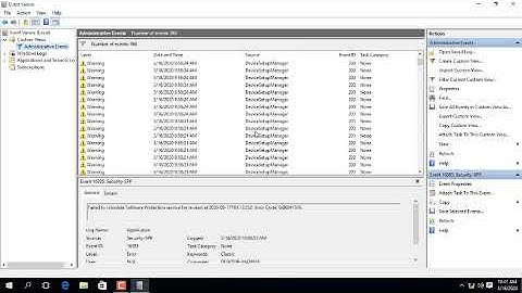 Configure and analyze Event Viewer logs and Event subscription
