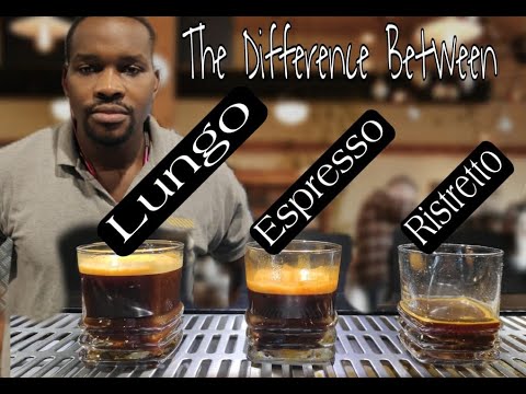 How to make a Ristretto, Espresso & Lungo Difference.