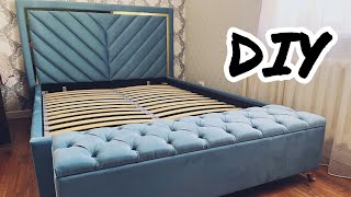BED with ВRASS / DIY / BEDROOM