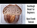 How to Get an OPEN CRUMB Sourdough Bread (Step by Step Tutorial for Beginner) Soft Sourdough Bread