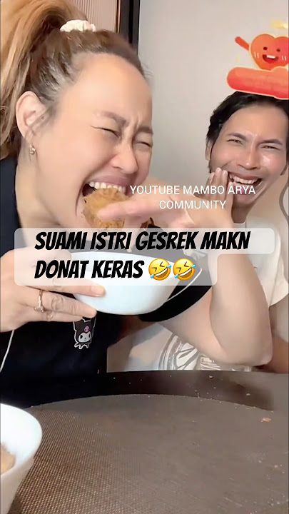 Husband and Wife Swipe to Eat Hard Donuts lol #pinkanmambo #aryakhan