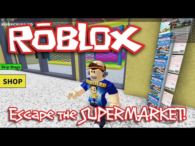 Roblox Escape The Supermarket Youtube - evantubegaming roblox waterpark