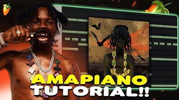 How To Make Amapiano Beats For Rema From Scratch | Fl Studio Tutorial