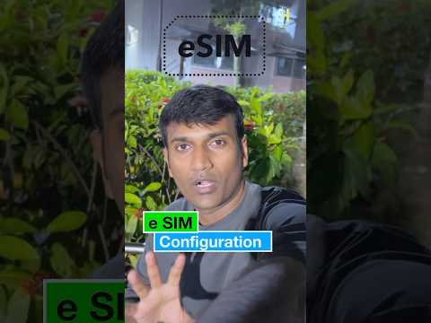 eSIM Setup in