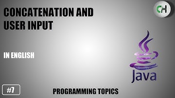 Concatenation | concatenation in java | user input in java | scanner in java