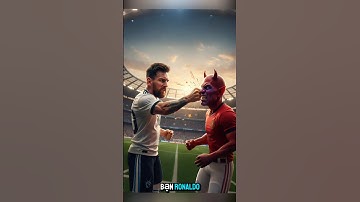 Messi tìm ra được kẻ mạo danh Ronaldo #ronaldo #messi #giaitri #shorts