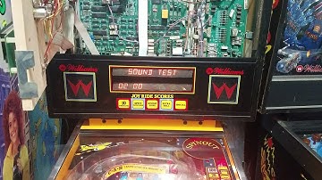 Taxi Pinball Sound and Music Test Williams System 11