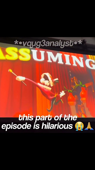 did caine just say ass.