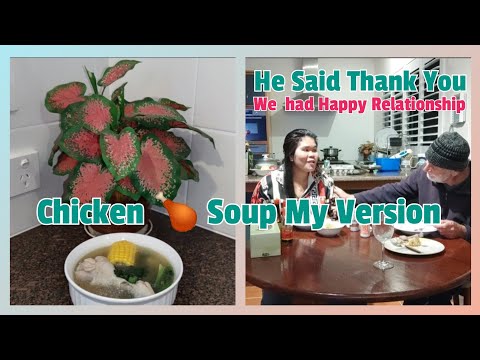 How To Make Chicken Soup With Vegetables? | Australian Husband Eating My Soup Recipe ?. #mukbang