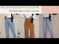 MY JEAN COLLECTION || LEVI'S,  ZARA, CALVIN KLEIN...|| SOUTH AFRICAN YOUTUBER