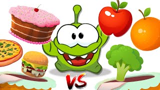Lerne mit Om Nom 🍎 Gesundes Essen auf Deutsch für Kinder | Lehrreiche Videos für Kinder