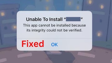 Fix " This App Cannot Be Installed Because Its Integrity Could Not Be Verified " iOS 16 / iOS 17