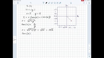 Plot the complex number. Then write the trigonometric form of the complex number.5 − 5i | Plainmath