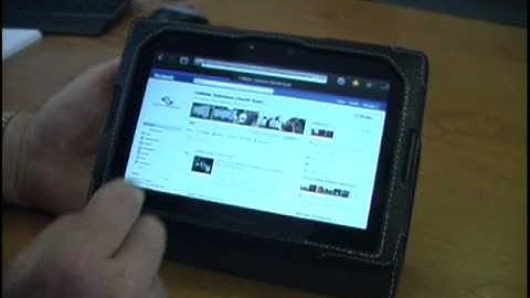 BlackBerry PlayBook - Browsing the internet