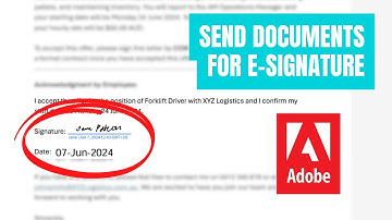 How To Request E-Signatures with Adobe Acrobat