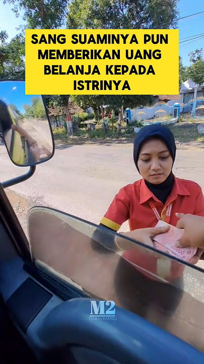 momen haru ketika driver truck kasih uang belanja istri nya ‼️‼️#pasutri #driver #momenharu #suami