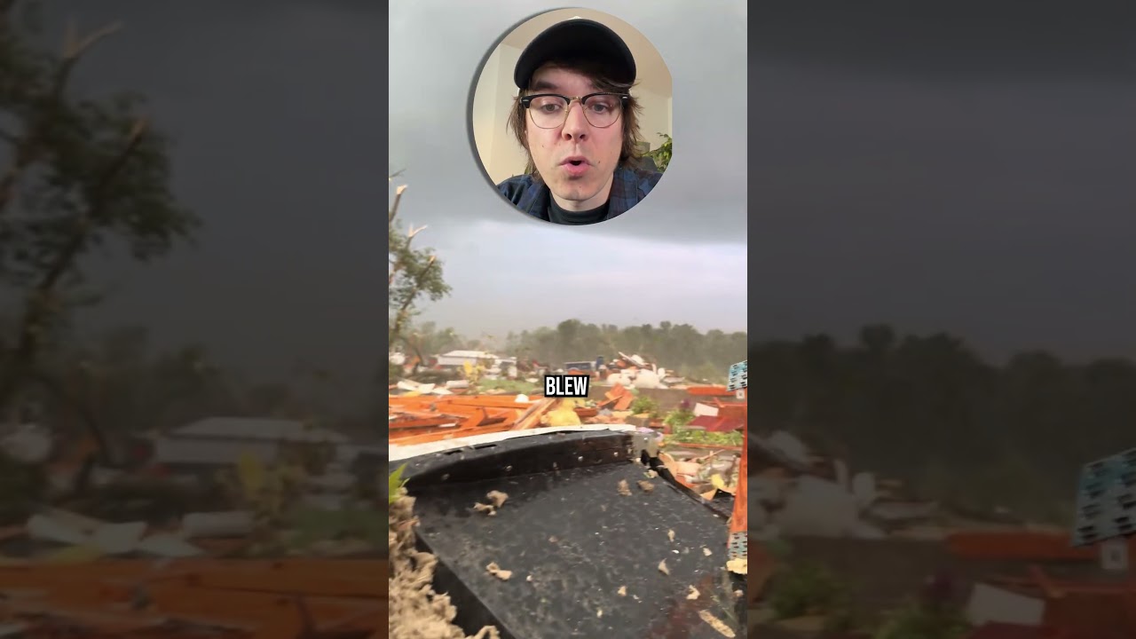 He Recorded a Tornado Tearing Through His House