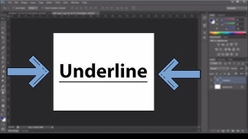 How To Underline Text in Adobe Photoshop