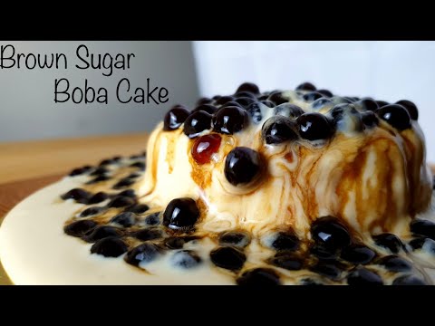 Resep Brown Sugar Boba Cake Recipe INDO/ENG