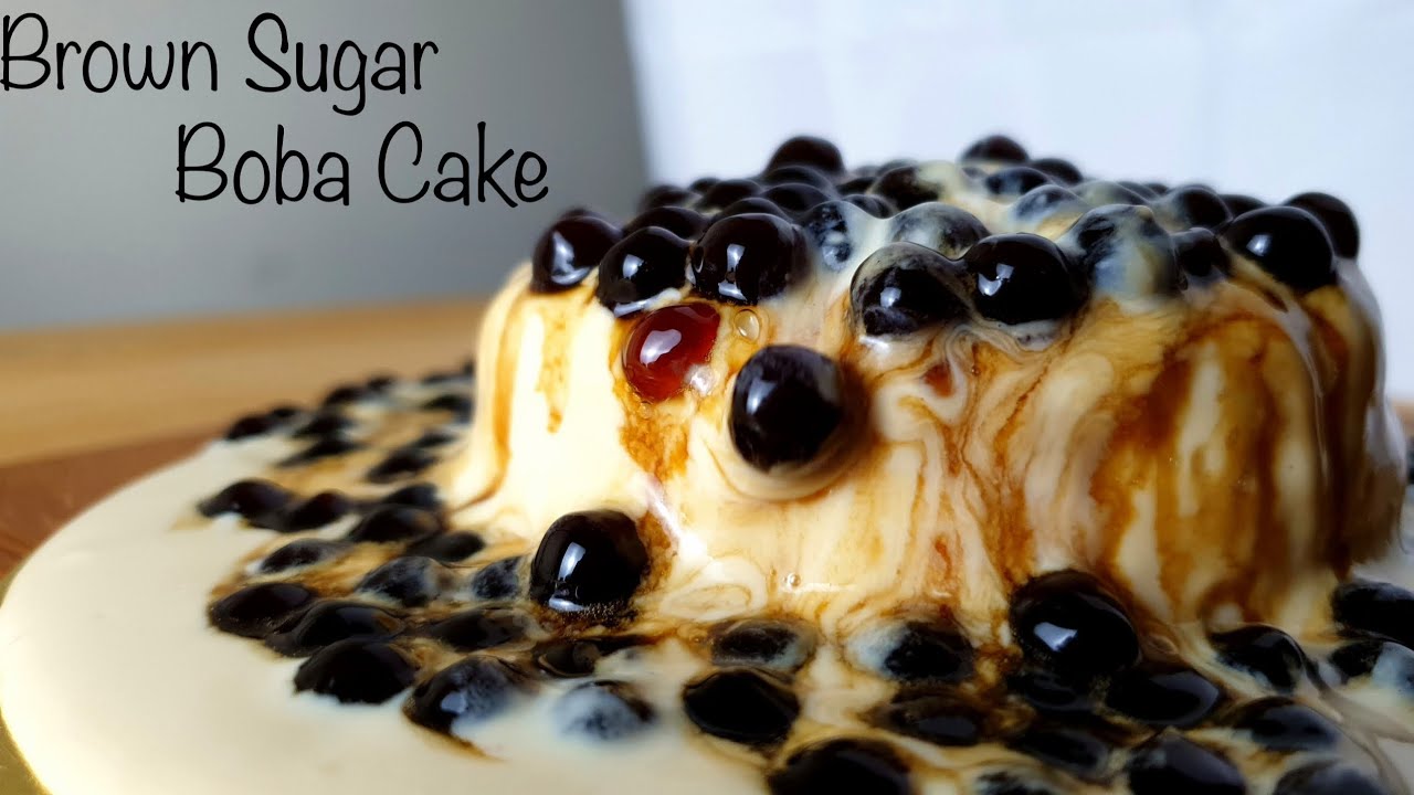 Resep Brown Sugar Boba Cake  Recipe INDO ENG YouTube