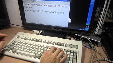 IBM Model M Mechanical Keyboard 1391401 (Oct 1988 by IBM)