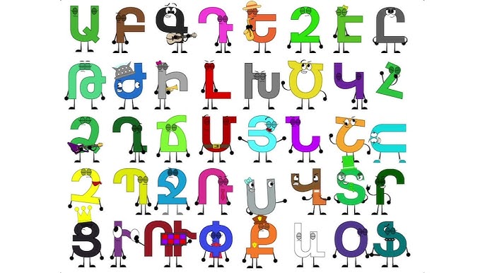 Armenian Alphabet ♥  EVERYTHING ABOUT NOTHING :D ♥